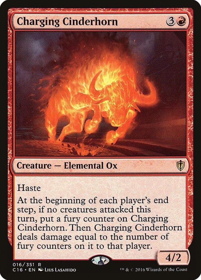 Magic: The Gathering MTG Single Charging Cinderhorn [Commander 2016]