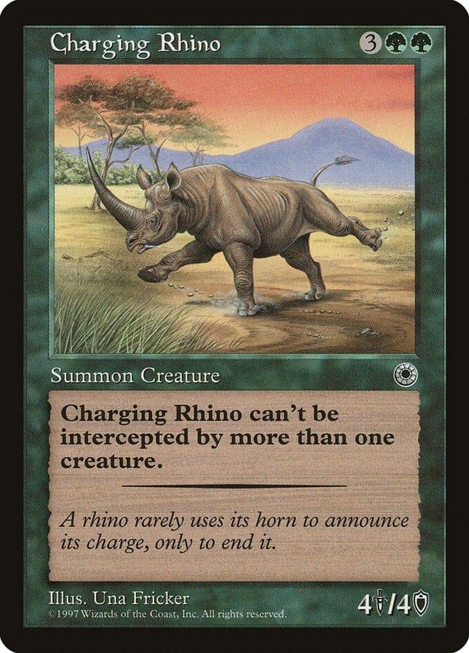 Magic: The Gathering MTG Single Charging Rhino [Portal]