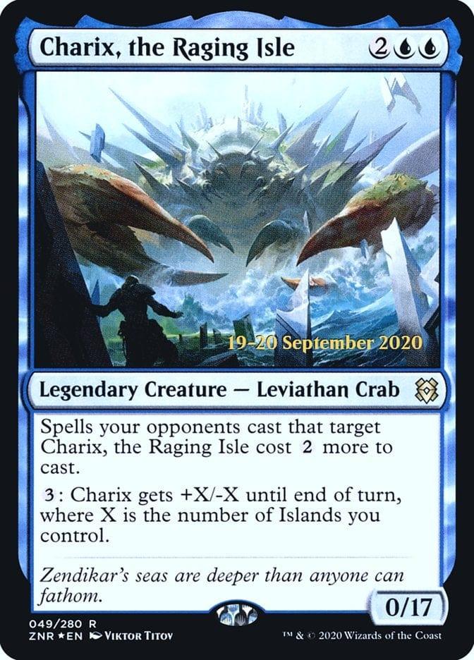 Magic: The Gathering MTG Single Charix, the Raging Isle [Zendikar Rising Prerelease Promos]