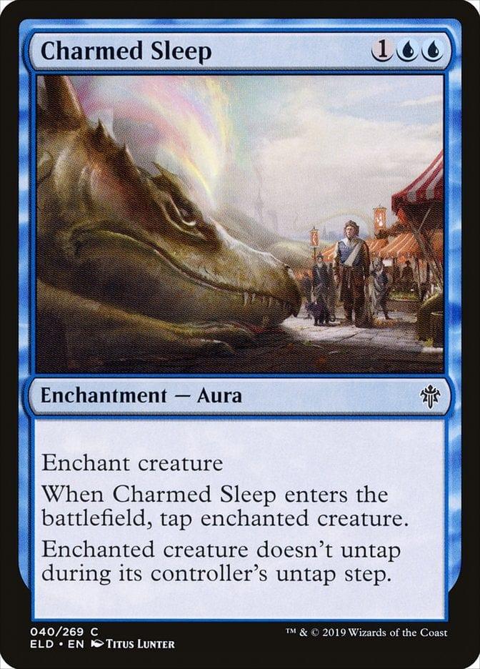 Magic: The Gathering MTG Single Charmed Sleep [Throne of Eldraine]