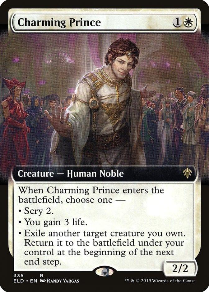 Magic: The Gathering MTG Single Charming Prince (Extended) [Throne of Eldraine]