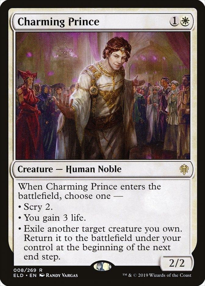Magic: The Gathering MTG Single Charming Prince [Throne of Eldraine]