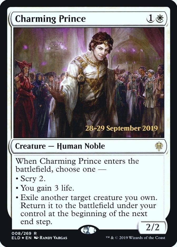 Magic: The Gathering MTG Single Charming Prince  [Throne of Eldraine Prerelease Promos]