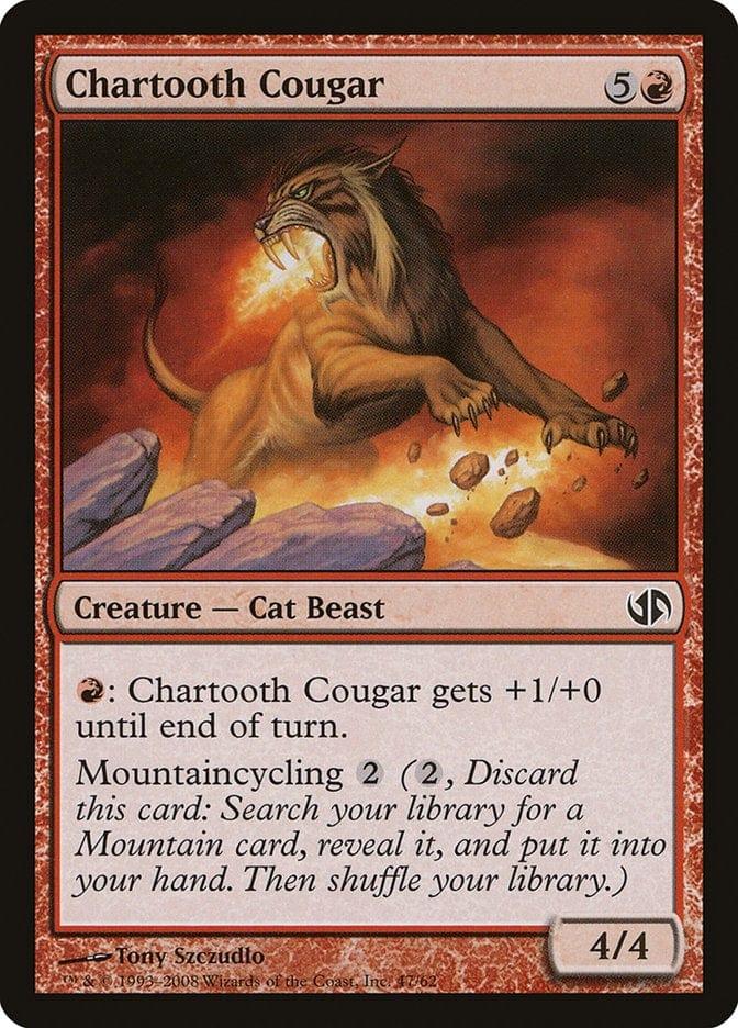 Magic: The Gathering MTG Single Chartooth Cougar [Duel Decks: Jace vs. Chandra]