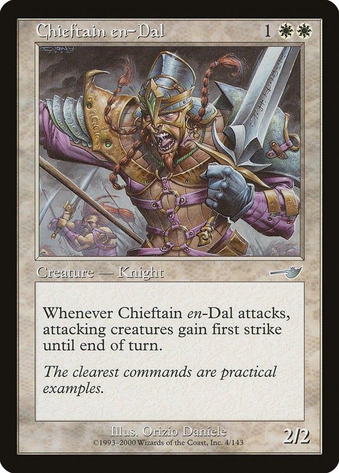 Magic: The Gathering MTG Single Chieftain en-Dal [Nemesis]