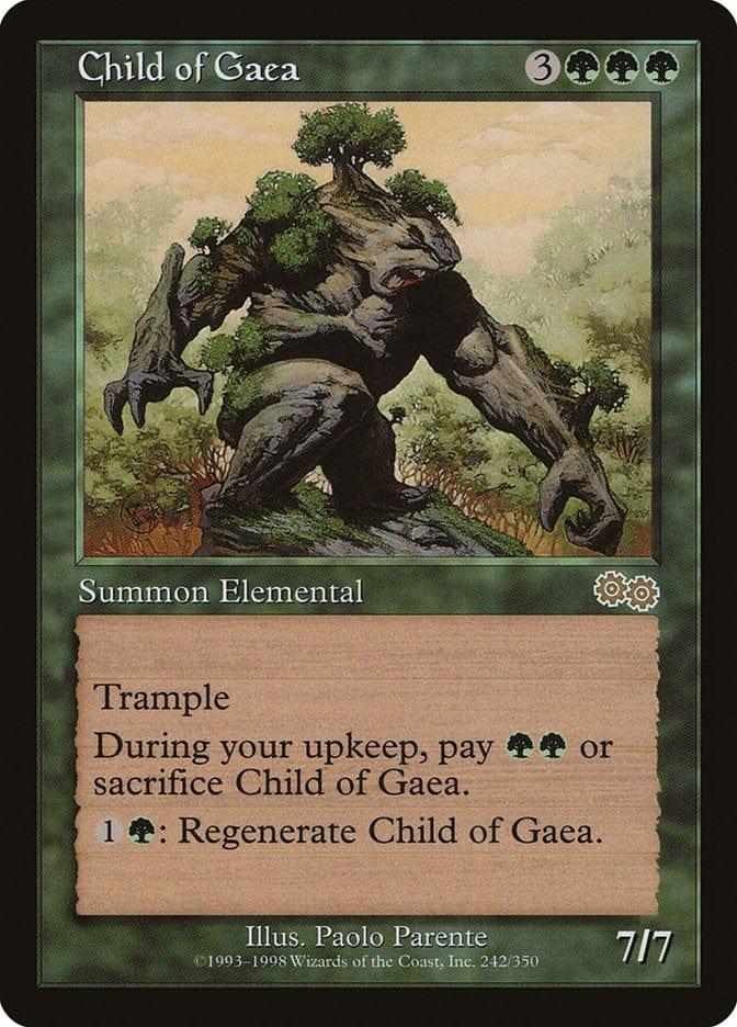 Magic: The Gathering MTG Single Child of Gaea [Urza's Saga]
