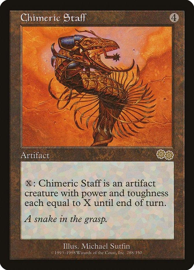 Magic: The Gathering MTG Single Chimeric Staff [Urza's Saga]