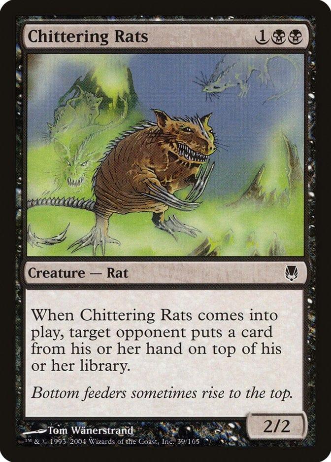 Magic: The Gathering MTG Single Chittering Rats [Darksteel]