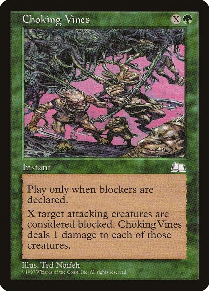 Magic: The Gathering MTG Single Choking Vines [Weatherlight]