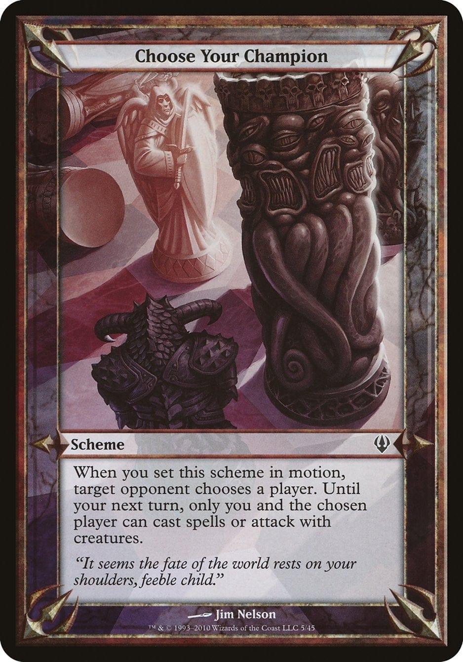 Magic: The Gathering MTG Single Choose Your Champion (Schemes) [Archenemy Schemes]
