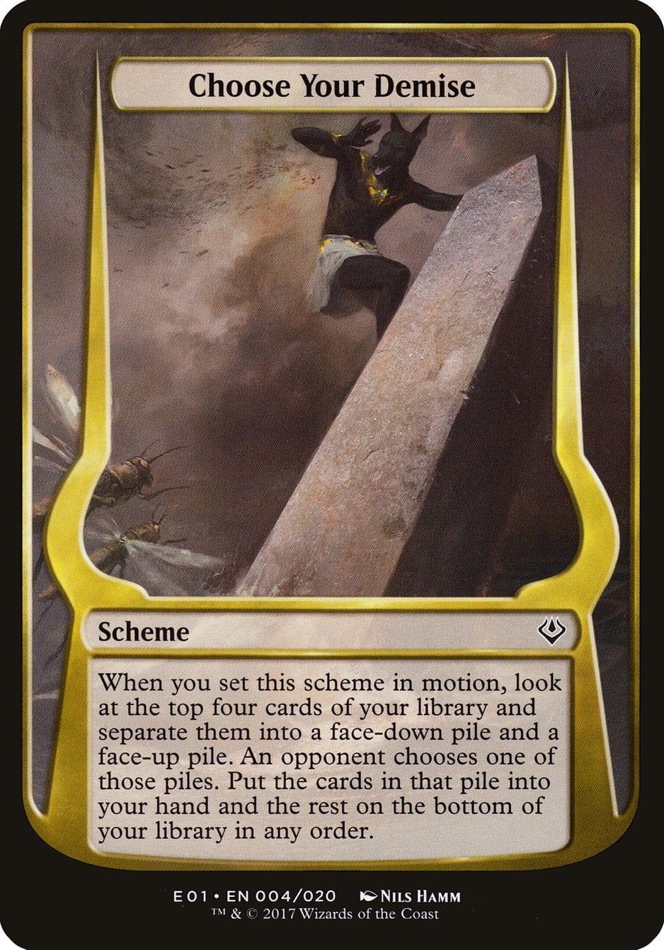 Magic: The Gathering MTG Single Choose Your Demise (Schemes) [Archenemy: Nicol Bolas Schemes]