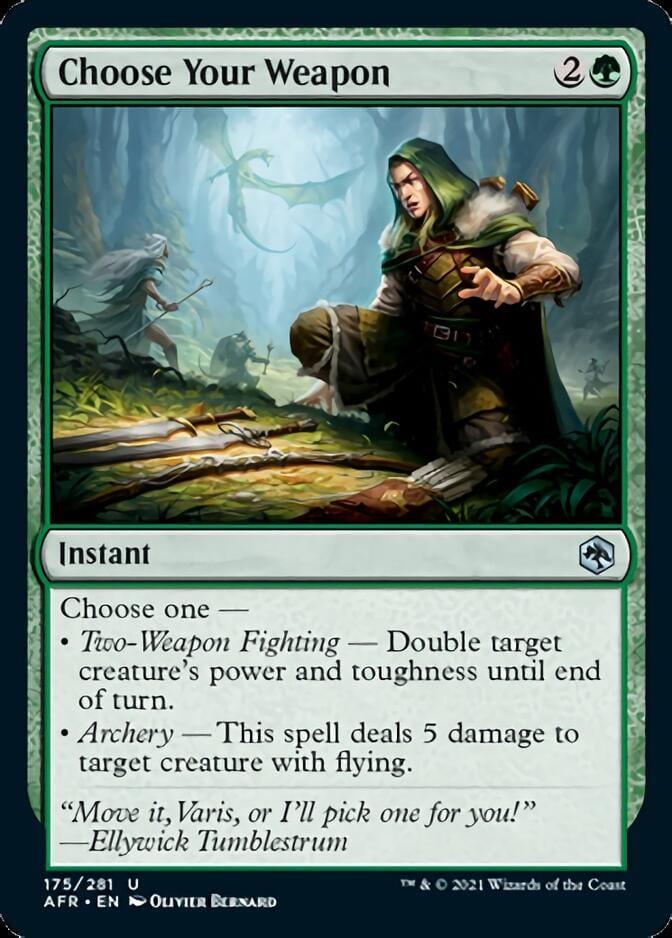 Magic: The Gathering MTG Single Choose Your Weapon [Dungeons & Dragons: Adventures in the Forgotten Realms]
