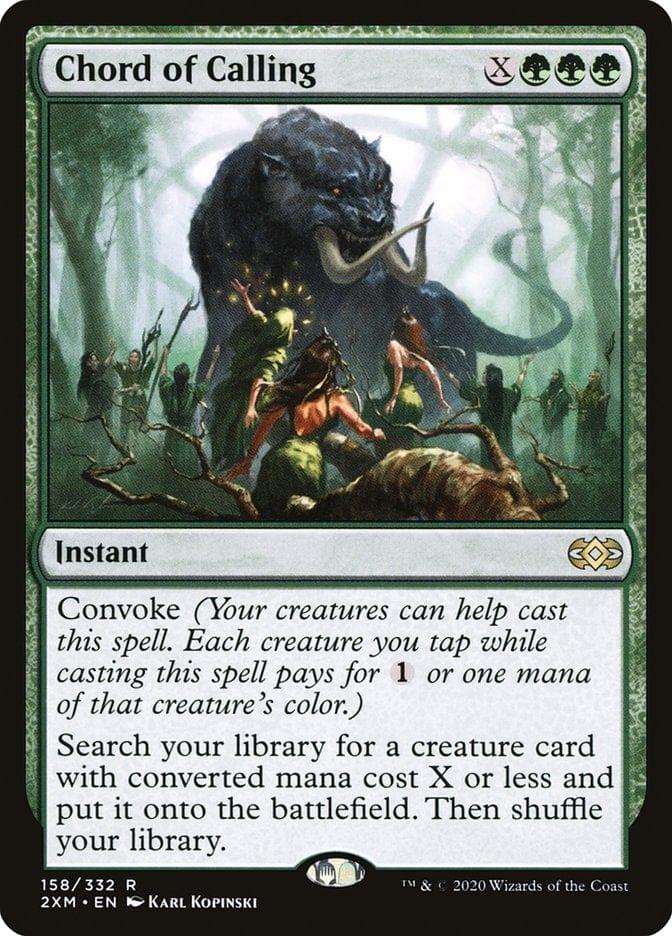 Magic: The Gathering MTG Single Chord of Calling [Double Masters]