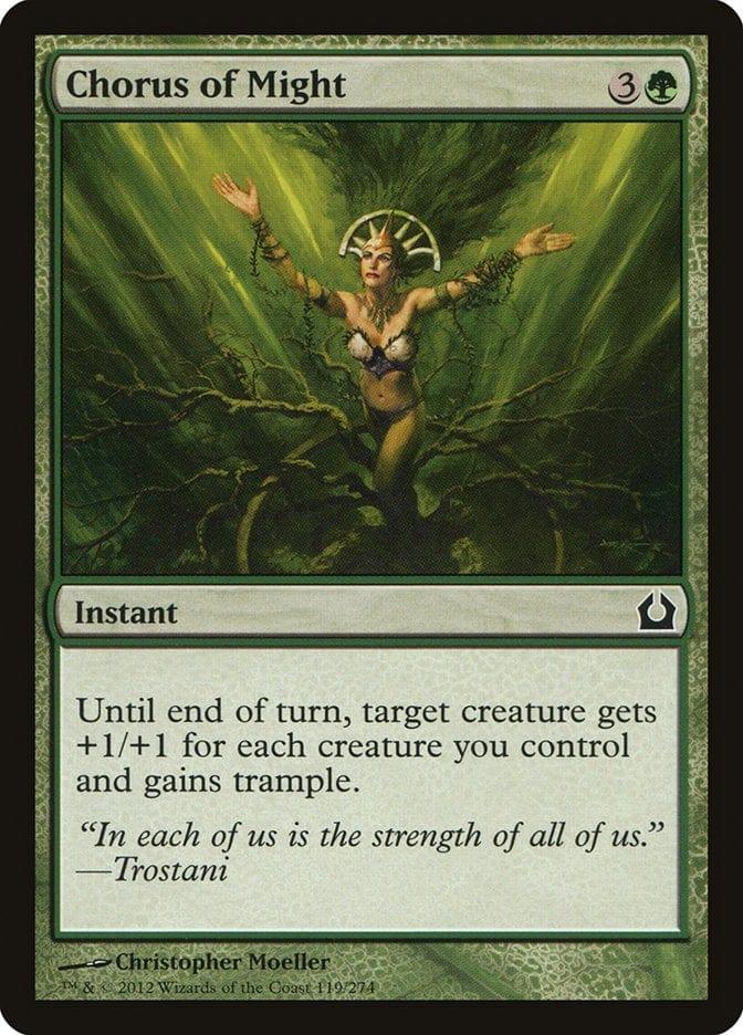 Magic: The Gathering MTG Single Chorus of Might [Return to Ravnica]