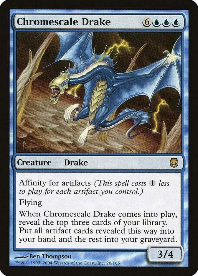 Magic: The Gathering MTG Single Chromescale Drake [Darksteel]