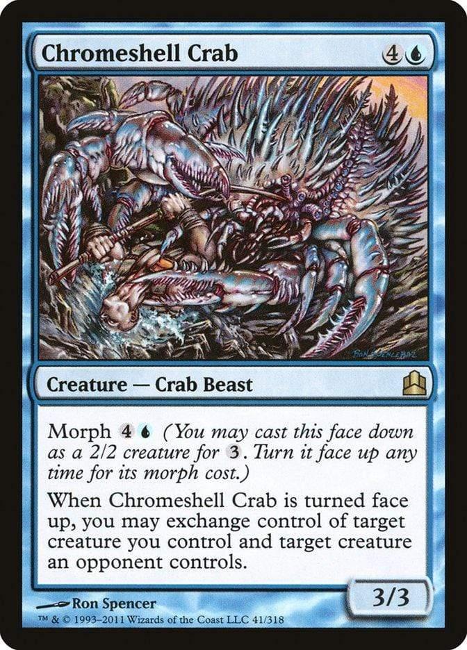 Magic: The Gathering MTG Single Chromeshell Crab [Commander 2011]