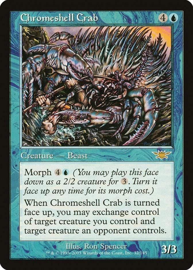 Magic: The Gathering MTG Single Chromeshell Crab [Legions]