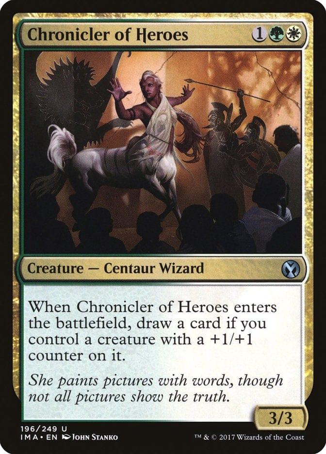 Magic: The Gathering MTG Single Chronicler of Heroes [Iconic Masters]