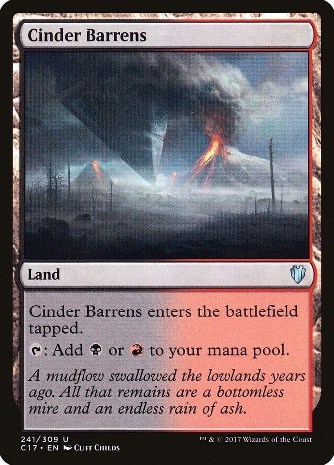 Magic: The Gathering MTG Single Cinder Barrens [Commander 2017]