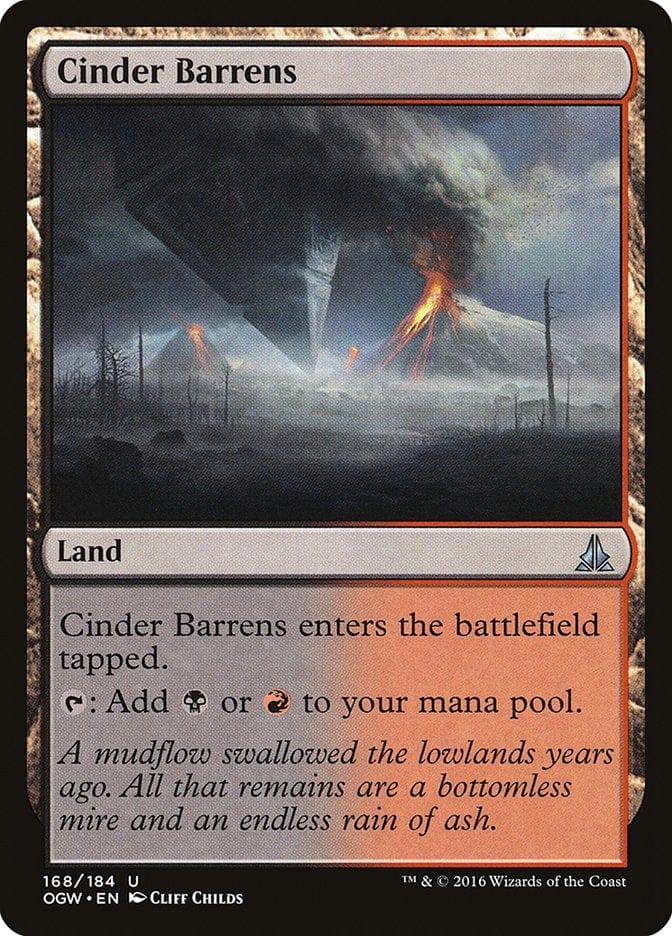Magic: The Gathering MTG Single Cinder Barrens [Oath of the Gatewatch]
