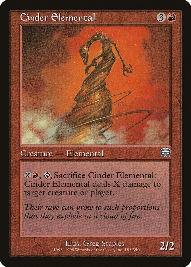 Magic: The Gathering MTG Single Cinder Elemental [Mercadian Masques]