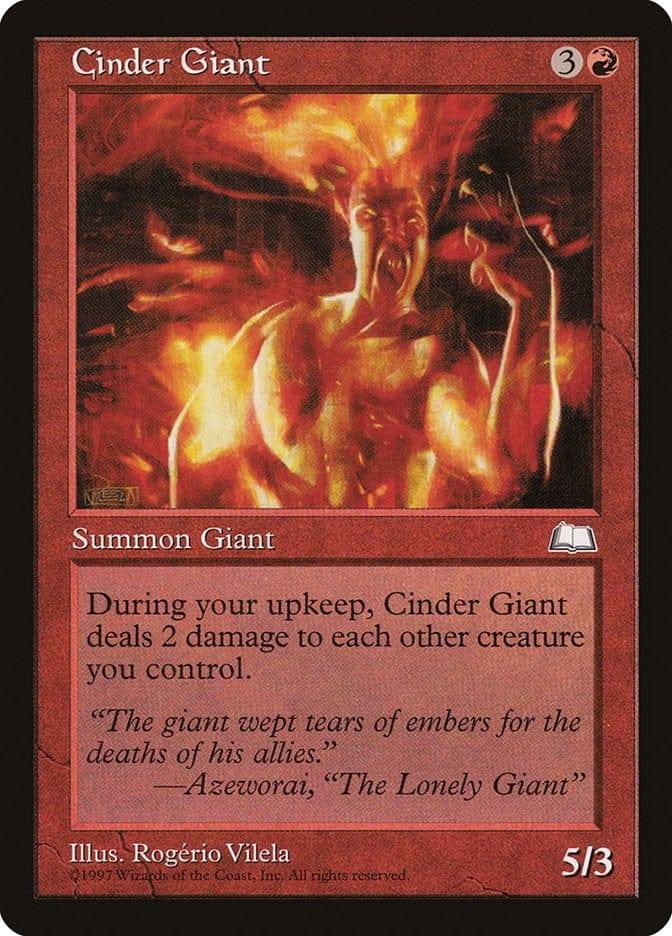 Magic: The Gathering MTG Single Cinder Giant [Weatherlight]