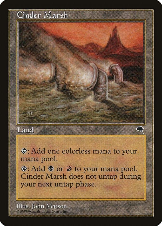 Magic: The Gathering MTG Single Cinder Marsh [Tempest]