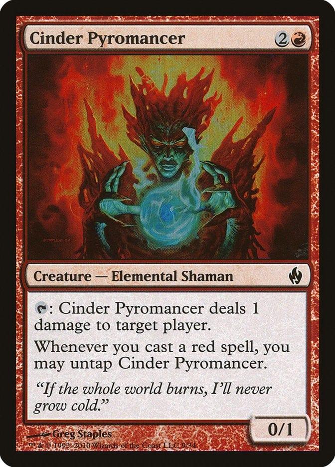 Magic: The Gathering MTG Single Cinder Pyromancer [Premium Deck Series: Fire and Lightning]
