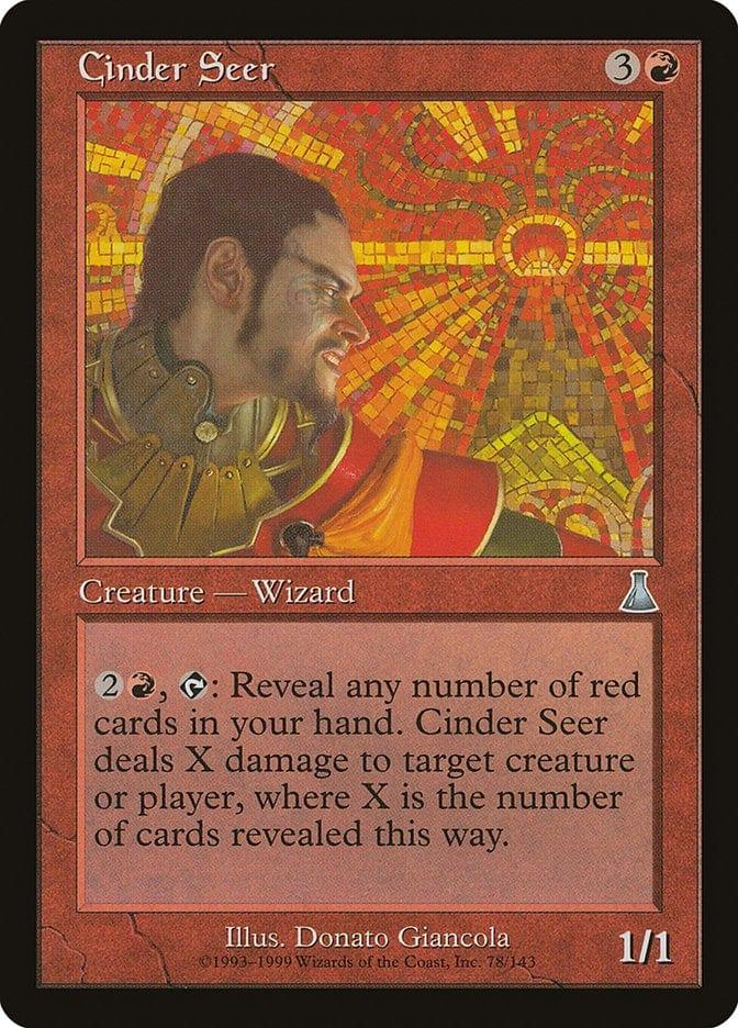 Magic: The Gathering MTG Single Cinder Seer [Urza's Destiny]