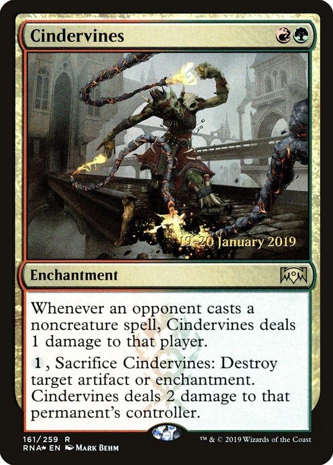 Magic: The Gathering MTG Single Cindervines [Ravnica Allegiance Prerelease Promos]