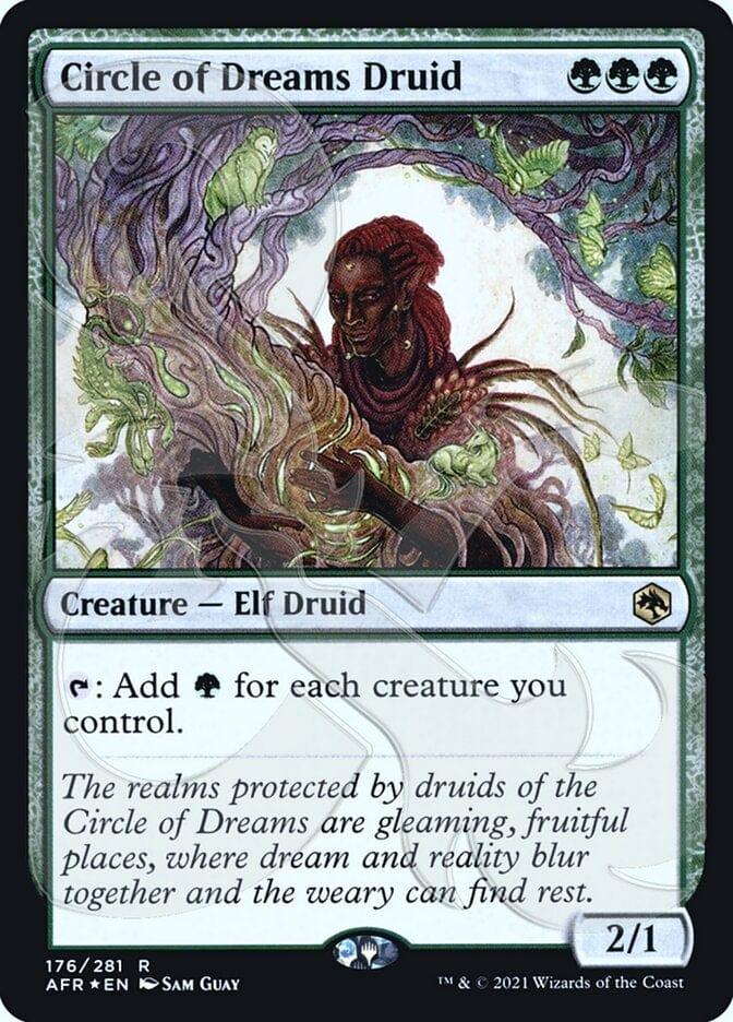 Magic: The Gathering MTG Single Circle of Dreams Druid (Ampersand Promo) [Dungeons & Dragons: Adventures in the Forgotten Realms Promos]