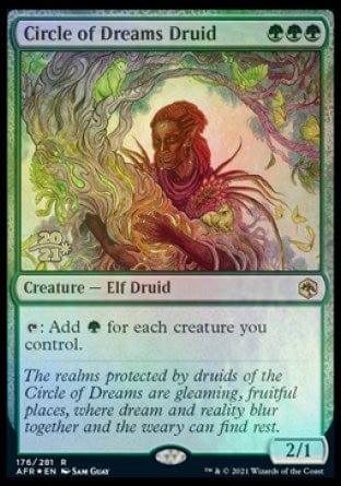 Magic: The Gathering MTG Single Circle of Dreams Druid [Dungeons & Dragons: Adventures in the Forgotten Realms Prerelease Promos]