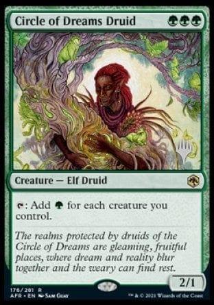 Magic: The Gathering MTG Single Circle of Dreams Druid (Promo Pack) [Dungeons & Dragons: Adventures in the Forgotten Realms Promos]