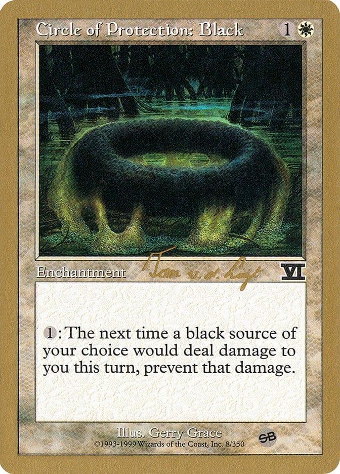 Magic: The Gathering MTG Single Circle of Protection: Black [World Championship Decks 2000]