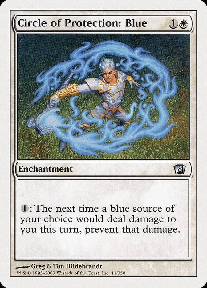 Magic: The Gathering MTG Single Circle of Protection: Blue [Eighth Edition]