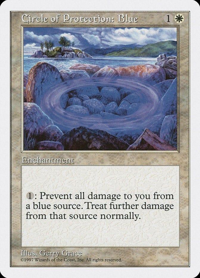 Magic: The Gathering MTG Single Circle of Protection: Blue [Fifth Edition]