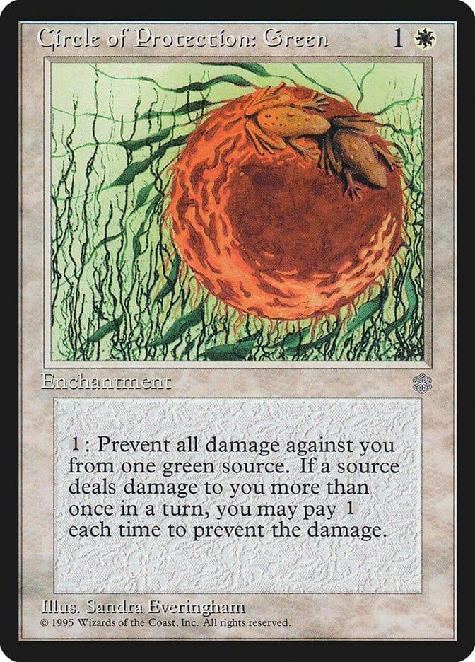 Magic: The Gathering MTG Single Circle of Protection: Green [Ice Age]