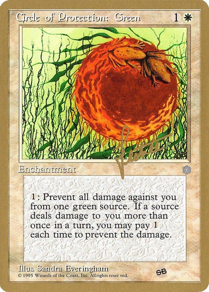 Magic: The Gathering MTG Single Circle of Protection: Green [Pro Tour Collector Set]