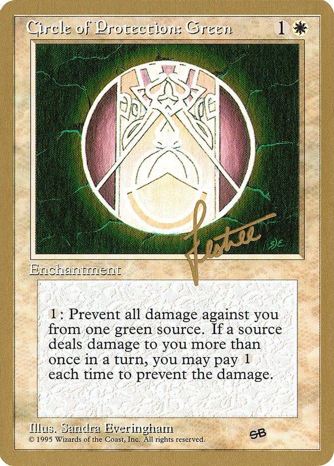Magic: The Gathering MTG Single Circle of Protection: Green [Pro Tour Collector Set]