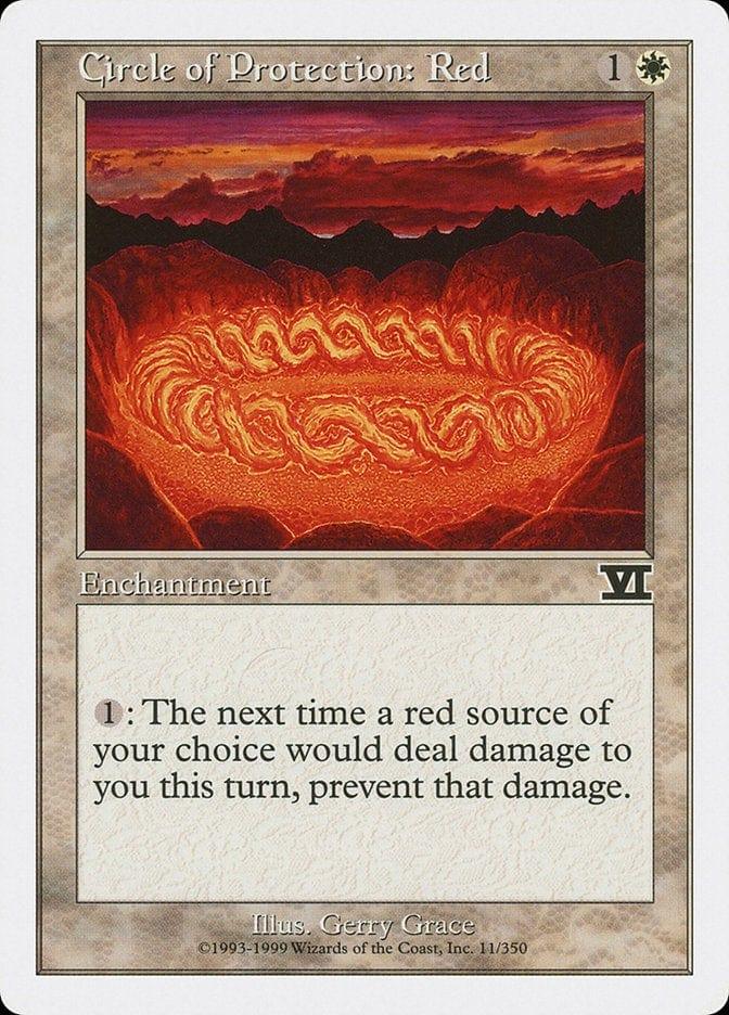 Magic: The Gathering MTG Single Circle of Protection: Red [Classic Sixth Edition]