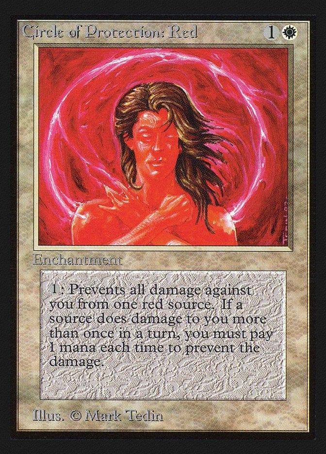 Magic: The Gathering MTG Single Circle of Protection: Red [Collectors’ Edition]