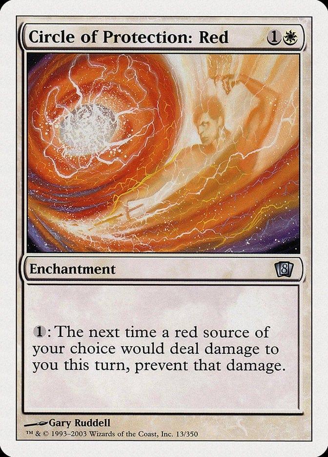 Magic: The Gathering MTG Single Circle of Protection: Red [Eighth Edition]