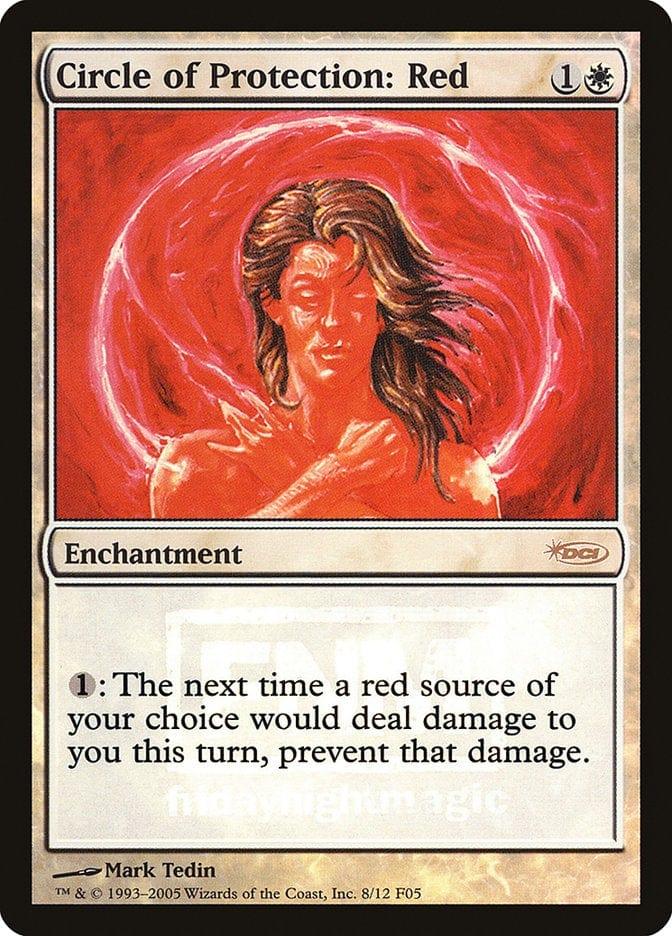 Magic: The Gathering MTG Single Circle of Protection: Red [Friday Night Magic 2005]