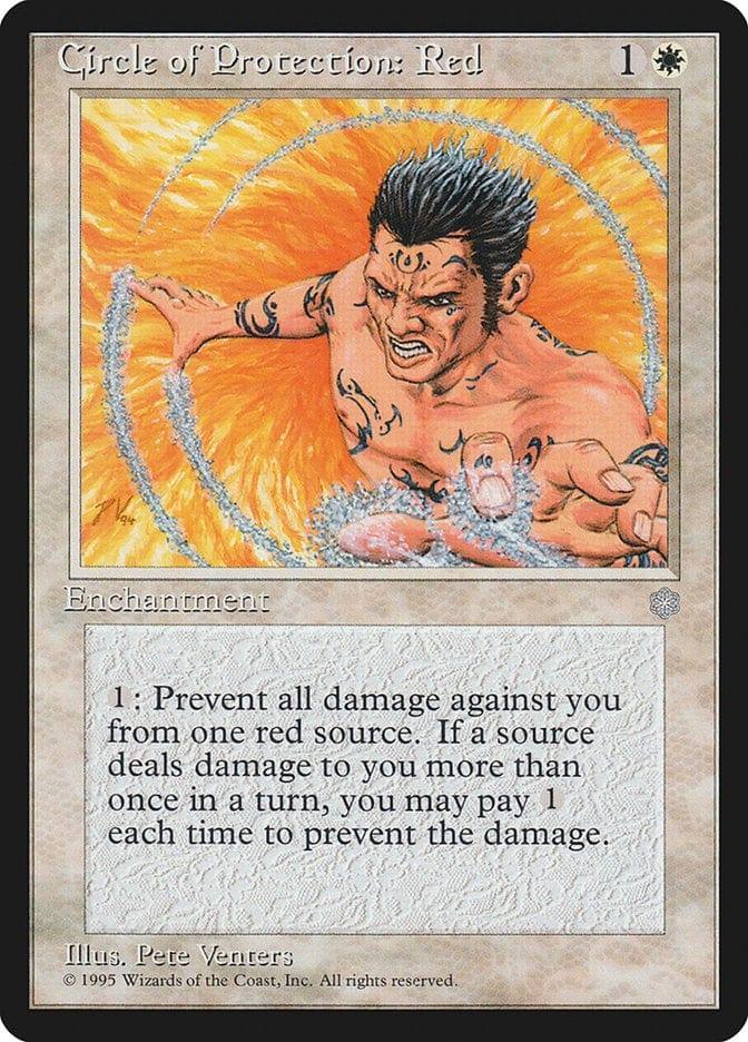 Magic: The Gathering MTG Single Circle of Protection: Red [Ice Age]