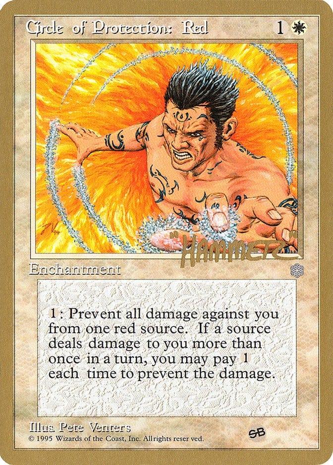 Magic: The Gathering MTG Single Circle of Protection: Red [Pro Tour Collector Set]