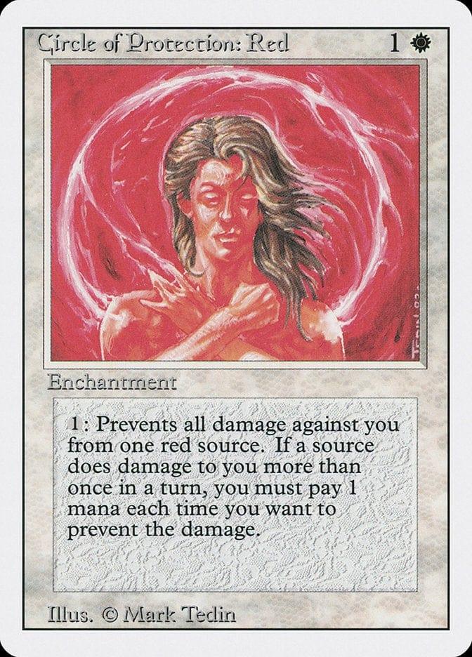 Magic: The Gathering MTG Single Circle of Protection: Red [Revised Edition]