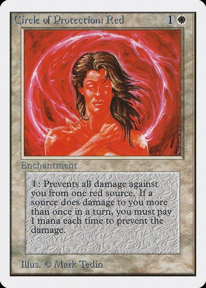 Magic: The Gathering MTG Single Circle of Protection: Red [Unlimited Edition]