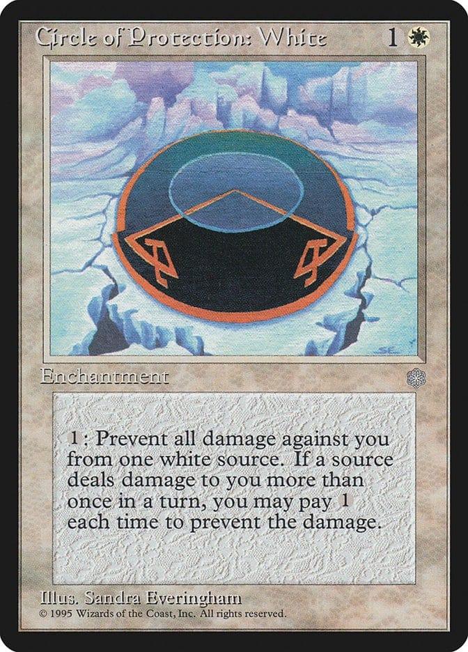 Magic: The Gathering MTG Single Circle of Protection: White [Ice Age]