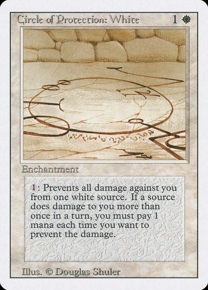 Magic: The Gathering MTG Single Circle of Protection: White [Revised Edition]
