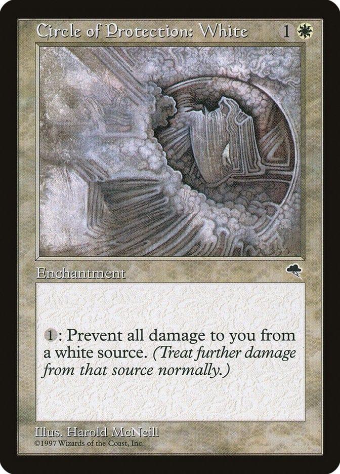 Magic: The Gathering MTG Single Circle of Protection: White [Tempest]